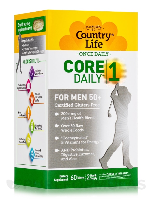 Core Daily 1® Multivitamin for Men 50+ - 60 Tablets