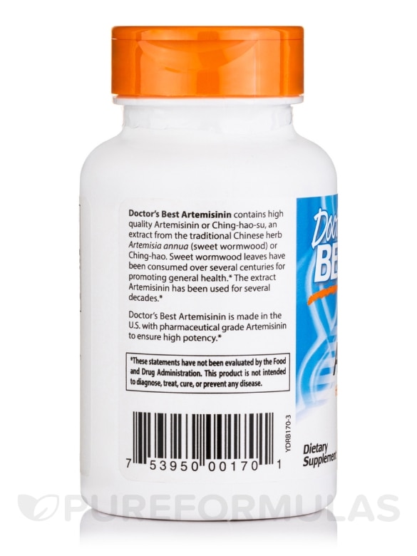 Artemisinin 100 mg - 90 Veggie Capsules - Alternate View 2