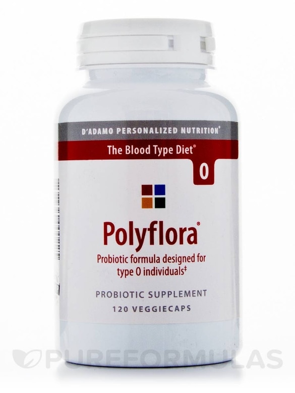 Polyflora Probiotic (Type O) - 120 Veggie Capsules