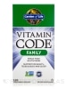 Vitamin Code® - Family Whole Food Multivitamin - 120 Vegetarian Capsules - Alternate View 3