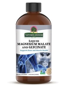 Liquid Magnesium Malate and Glycinate (Natural Tangerine Flavor) - 16 ...