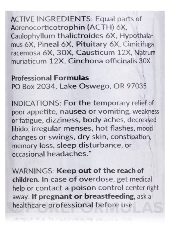Pituitary Liquescence - 4 fl. oz (118 ml) - Alternate View 4