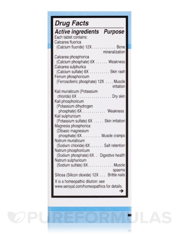 SCHUESSLER - Melange (Combination) - 100 Tablets - Alternate View 4