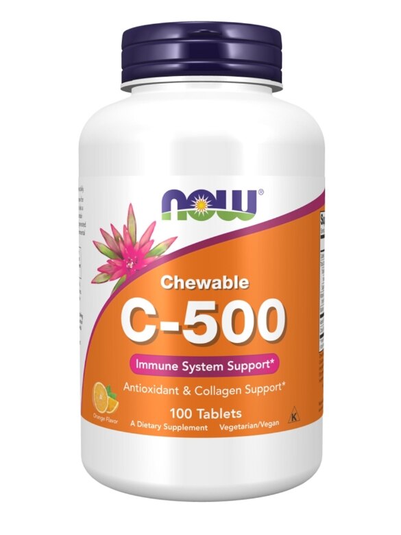 C-500 Chewable (Orange Juice Flavor) - 100 Tablets