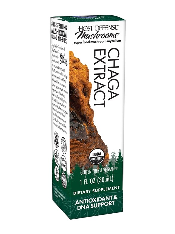 Organic Chaga Extract - 1 fl. oz (30 ml)