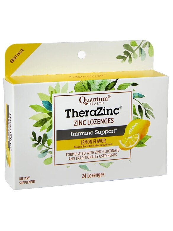 TheraZinc® Lozenges, Lemon Flavor - 24 Lozenges