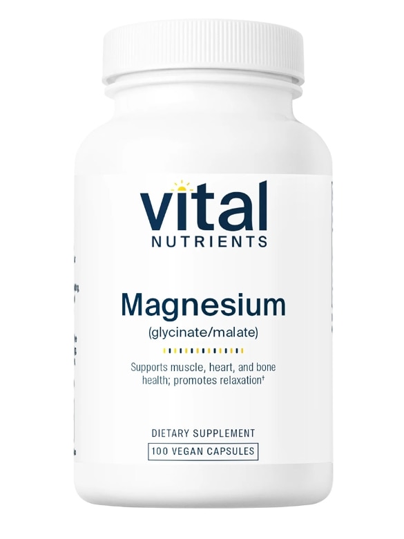 Magnesium (Glycinate/Malate) 120 mg - 100 Capsules
