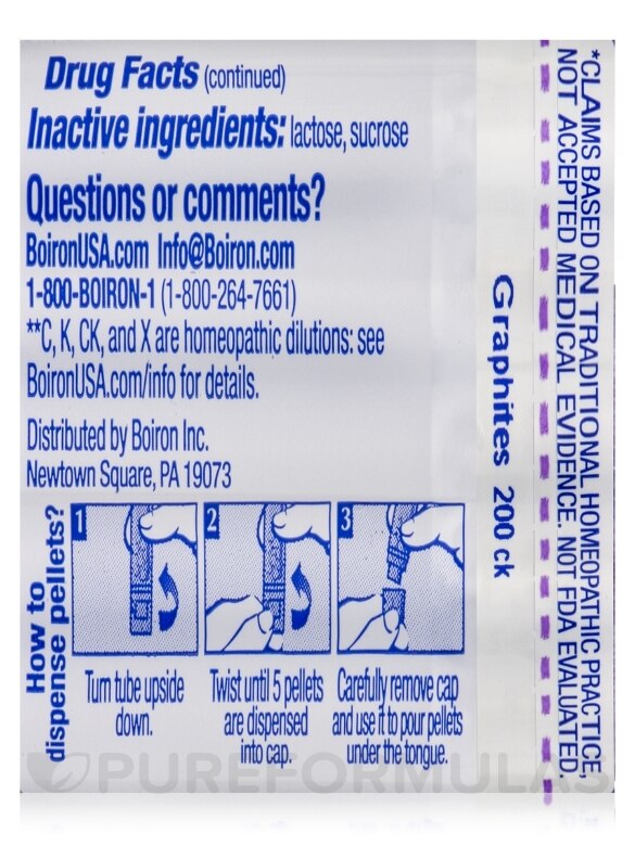 Graphites 200ck - 1 Tube (approx. 80 pellets) - Alternate View 7