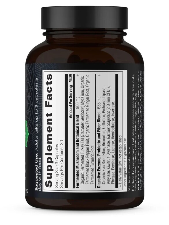 Digestive Enzymes - 90 Capsules - Alternate View 1