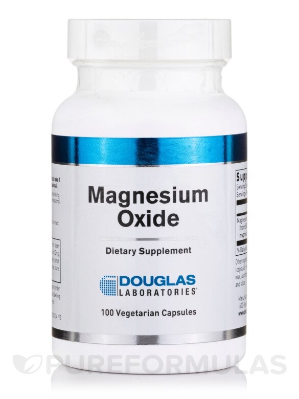 Magnesium Oxide - 100 Vegetarian Capsules