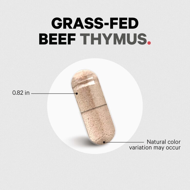 Codeage Beef Thymus - 180 Capsules - Alternate View 7