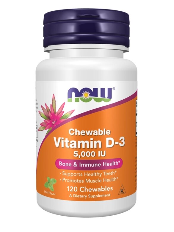 Vitamin D-3 5,000 IU (Chewable) - 120 Chewables