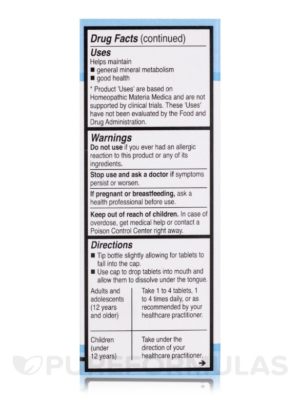 SCHUESSLER - Melange (Combination) - 100 Tablets - Alternate View 5