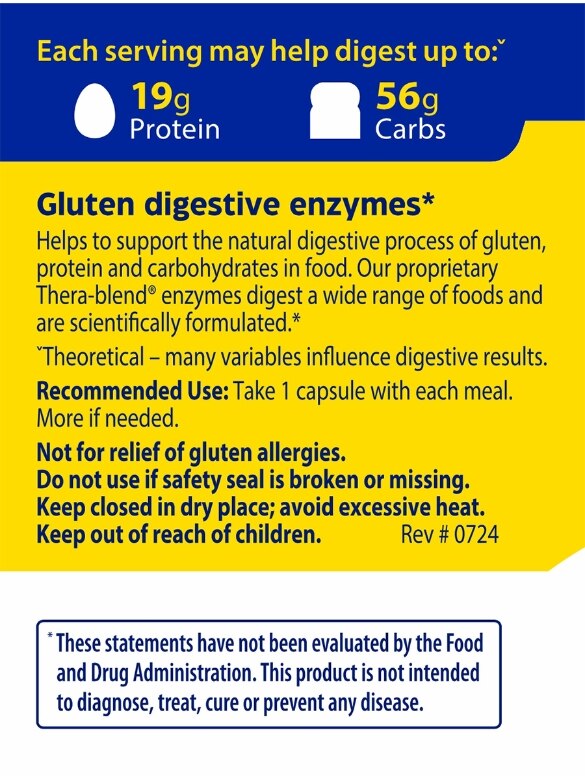 GlutenEase™ - 60 Capsules - Alternate View 2
