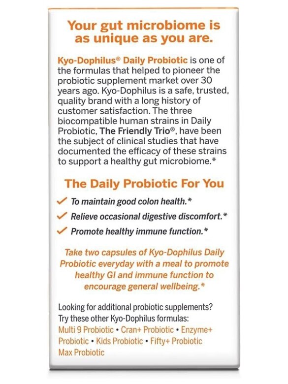 Kyo-Dophilus® Daily Probiotic - 45 Capsules - Alternate View 3