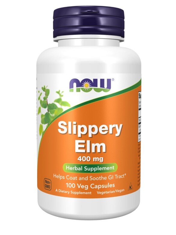 Slippery Elm 400 mg - 100 Veg Capsules