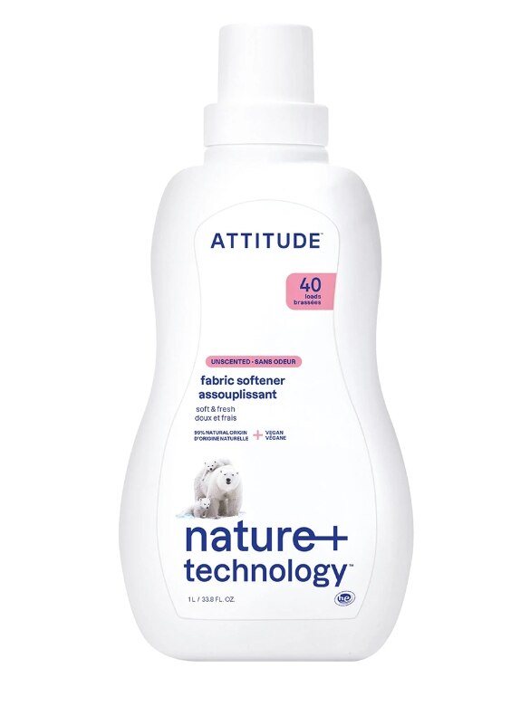 Nature+ Technology™ Fabric Softener - Unscented - 40 Loads (33.8 fl. oz / 1 L)