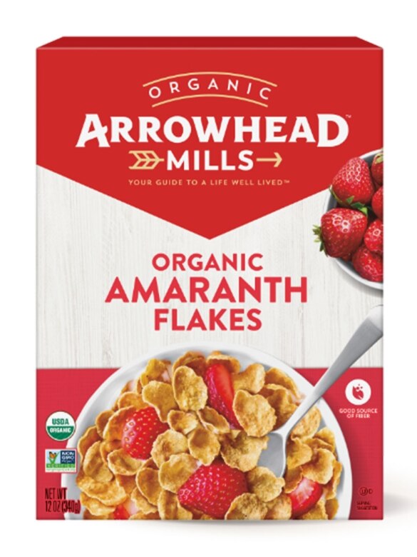 Organic Amaranth Flakes - 12 oz (340 Grams)