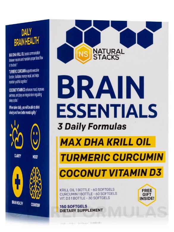 Brain Essentials Stack - 150 Softgels