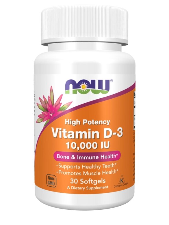 High Potency Vitamin D-3 10,000 IU - 30 Softgels