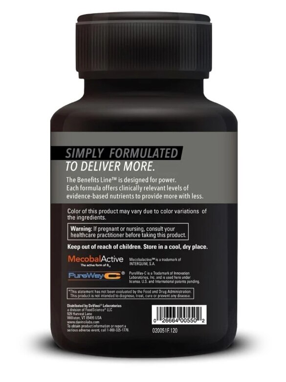Benefits Line™ Adrenal Benefits™ - 120 Capsules - Alternate View 2