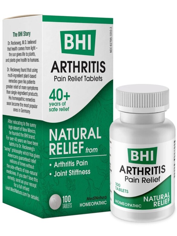 BHI Arthritis Pain Relief Tablets - 100 Tablets