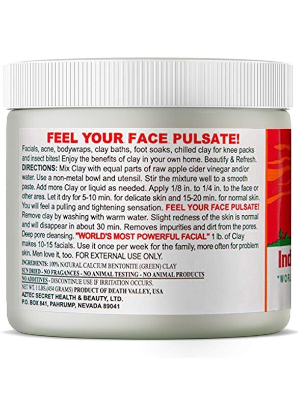 Indian Healing Clay - 1 Lb (454 Grams) - Alternate View 1