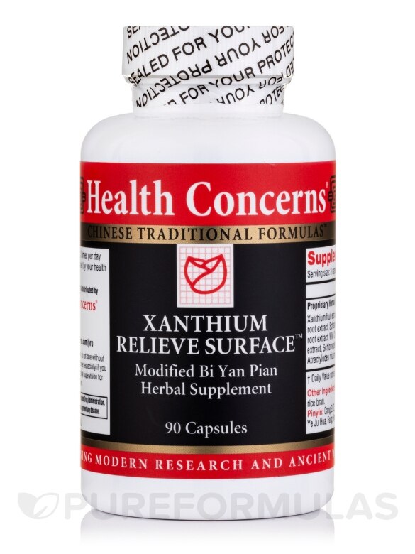 Xanthium Relieve Surface™ (Modified Bi Yan Pian Herbal Supplement) - 90 Capsules