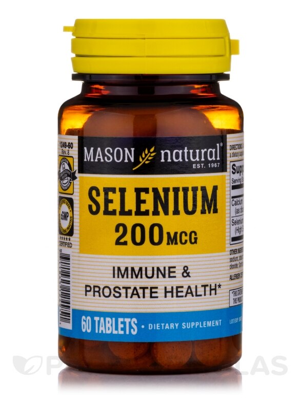 Selenium 200 mcg - 60 Tablets