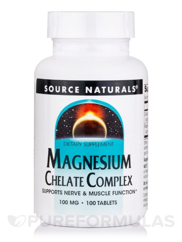 Magnesium Chelate 100 mg - 100 Tablets