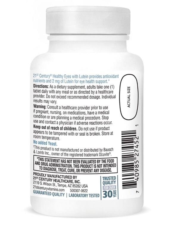 Healthy Eyes - 60 Tablets - Alternate View 2