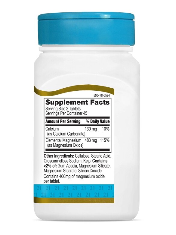 MgO 400 mg - 90 Tablets - Alternate View 2
