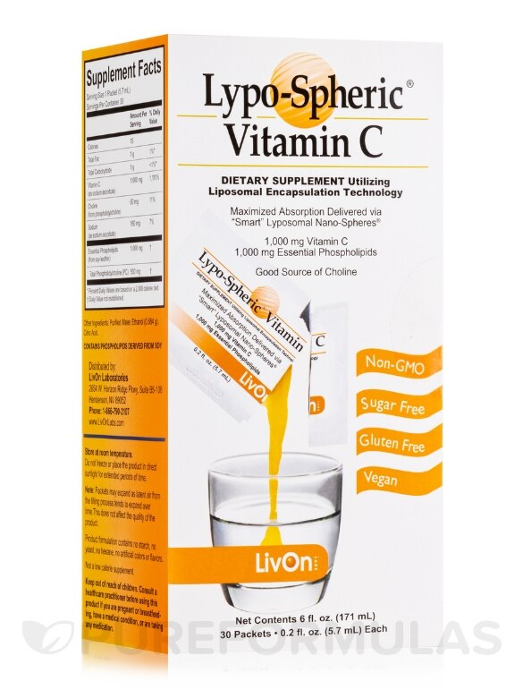 Lypo-Spheric® Vitamin C - 30 Packets