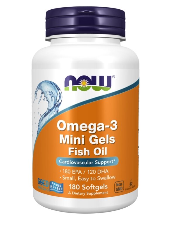Omega-3 Mini Gels (180 EPA / 120 DHA) - 180 Softgels