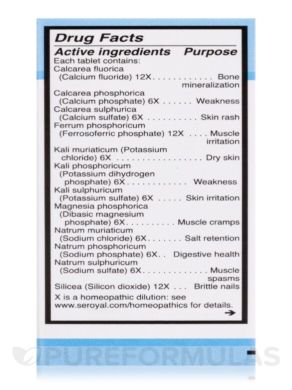 SCHUESSLER - Melange (Combination) - 100 Tablets - Alternate View 7