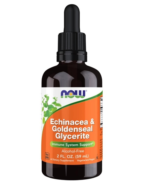 Echinacea & Goldenseal Glycerite (Alcohol-Free) - 2 fl. oz (60 ml)