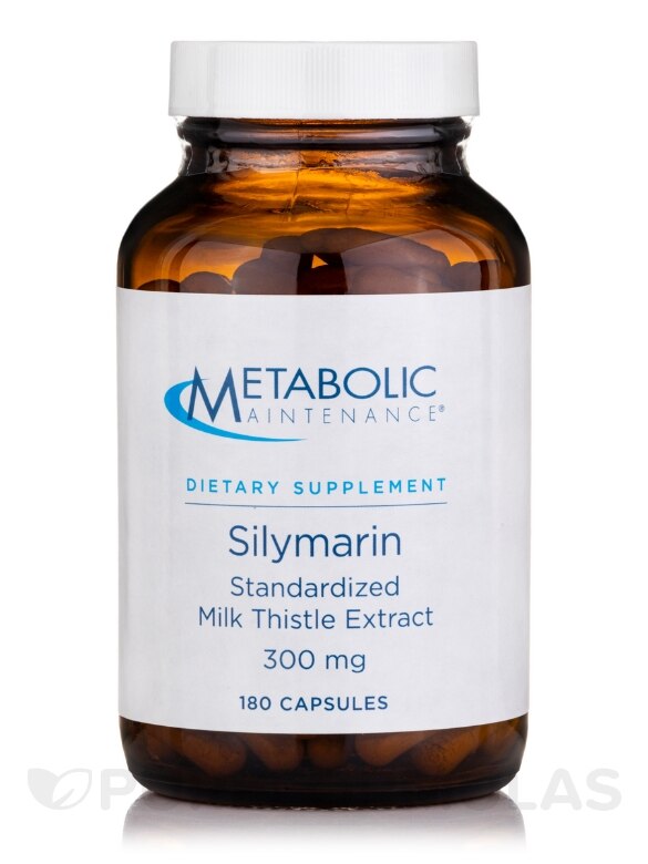 Silymarin - Standardized Milk Thistle Extract 300 mg - 180 Capsules