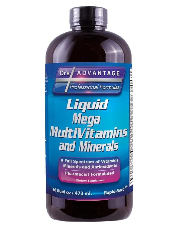 Liquid Mega MultiVitamins & Minerals - 1 Pint (16 fl. oz)