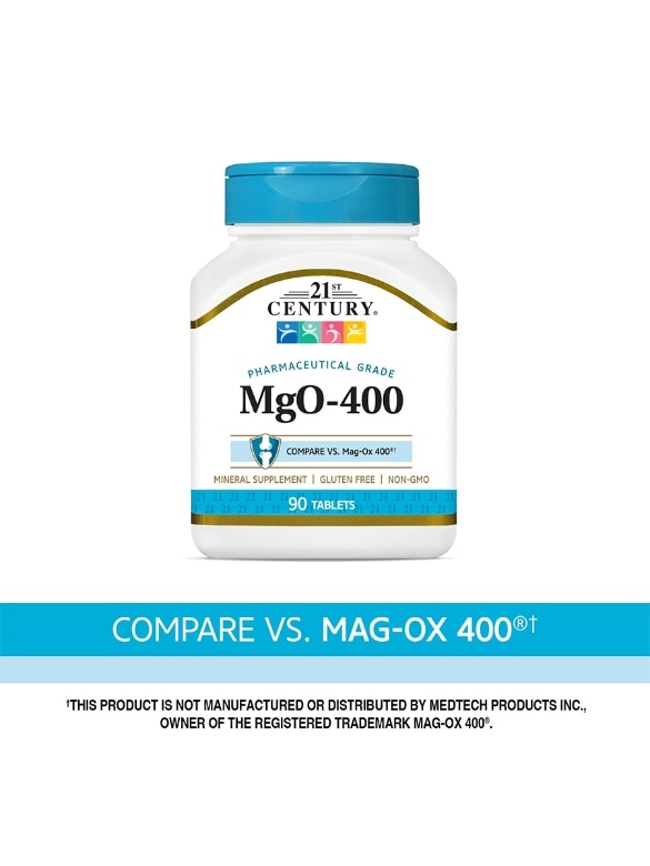 MgO 400 mg - 90 Tablets - Alternate View 6