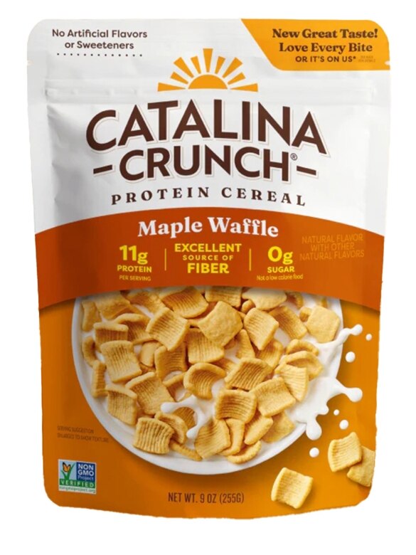 Keto Friendly Cereal - Maple Waffle Flavor - 9 oz (255 Grams)