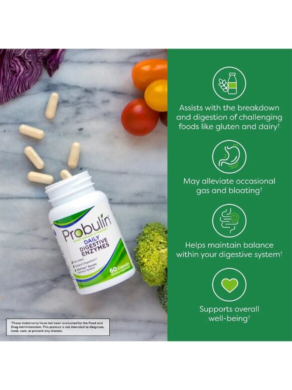 Daily Digestive Enzymes - 60 Capsules - Alternate View 2