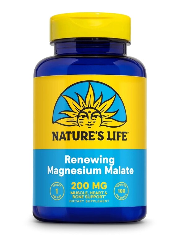 Renewing Magnesium Malate 200 mg - 100 Tablets