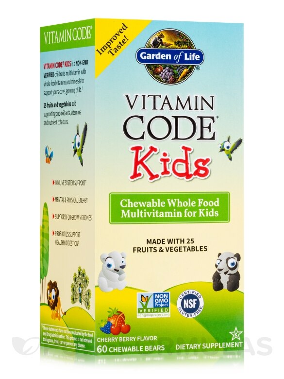 Vitamin Code® - Kids - 60 Chewable Bears