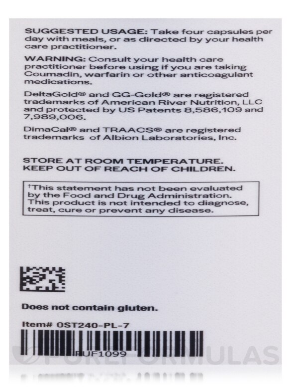 OsteoPure - 240 Capsules - Alternate View 4