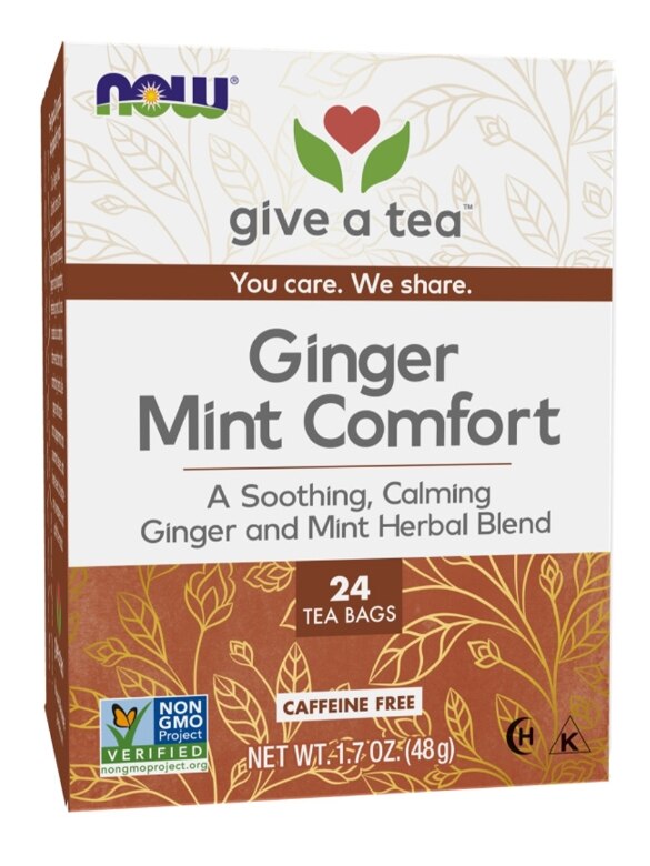 Give a Tea® - Ginger Mint Comfort Tea - 24 Tea Bags
