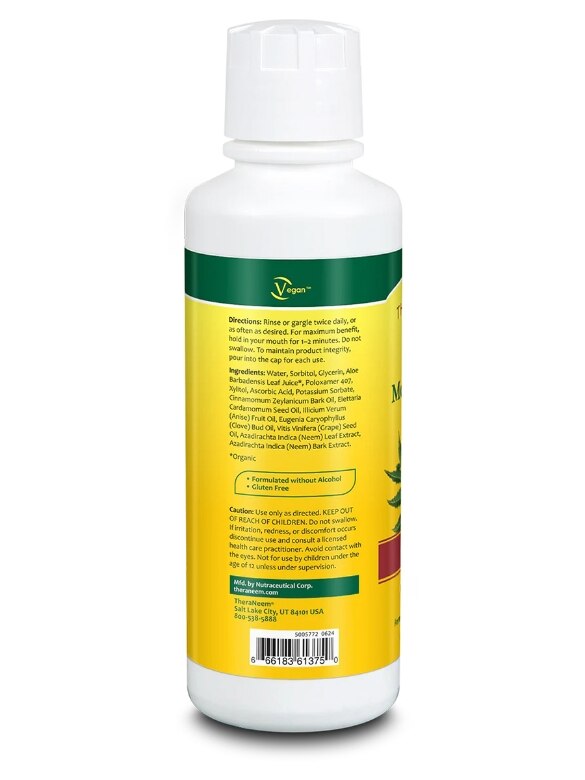 Neem Mouthwash, Cinnamon Therapé - 16 fl. oz (480 ml) - Alternate View 2