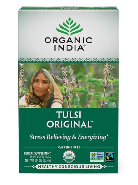 Tulsi Original Tea - Single Bags - 1 Box of 18 Bags (1.14 oz / 32.4 Grams)