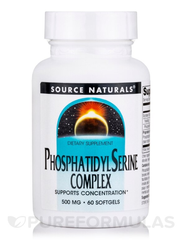 Phos Serine Complex 500 mg - 60 Softgels