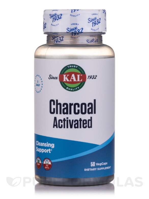 Charcoal Activated 280 mg - 50 VegCaps