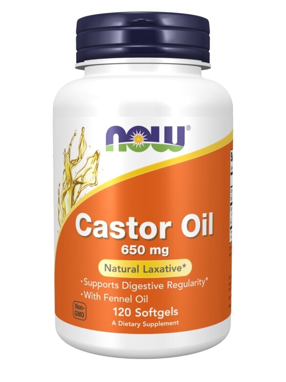 Castor Oil 650 mg - 120 Softgels